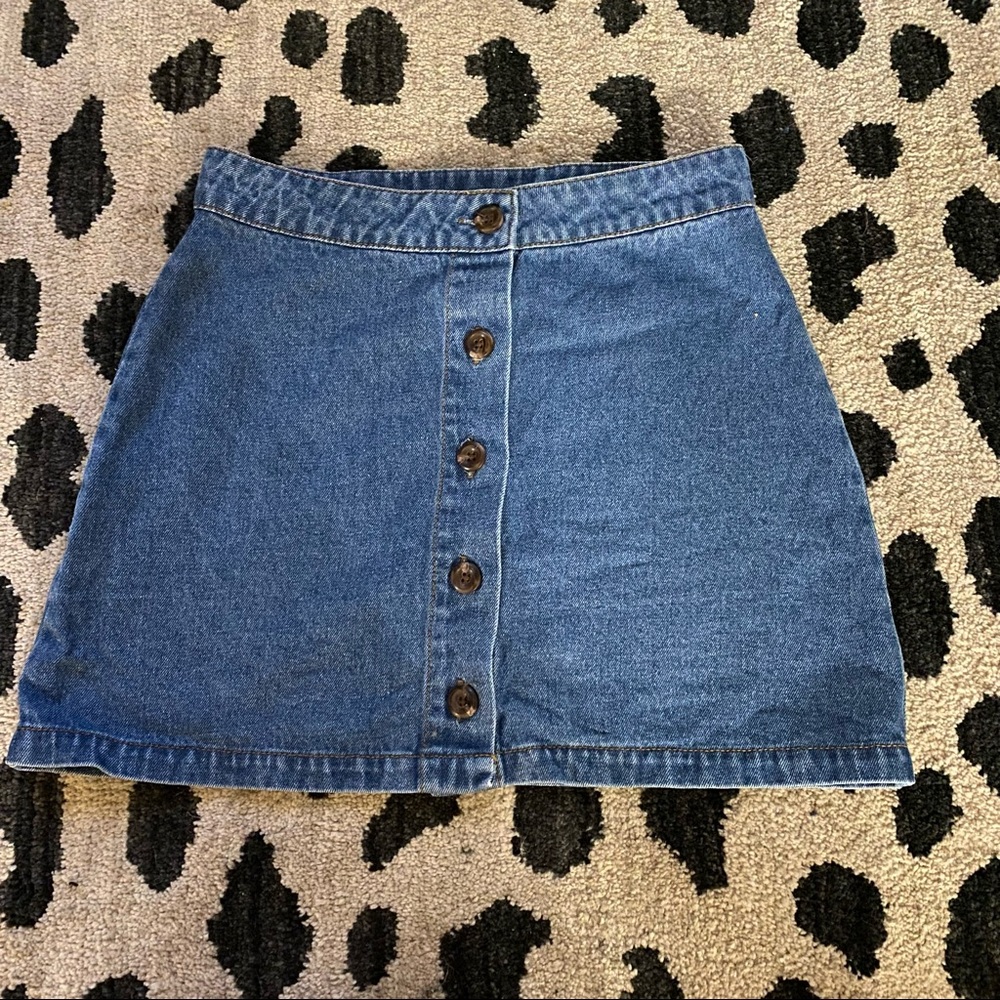 F21 Jean Skirt